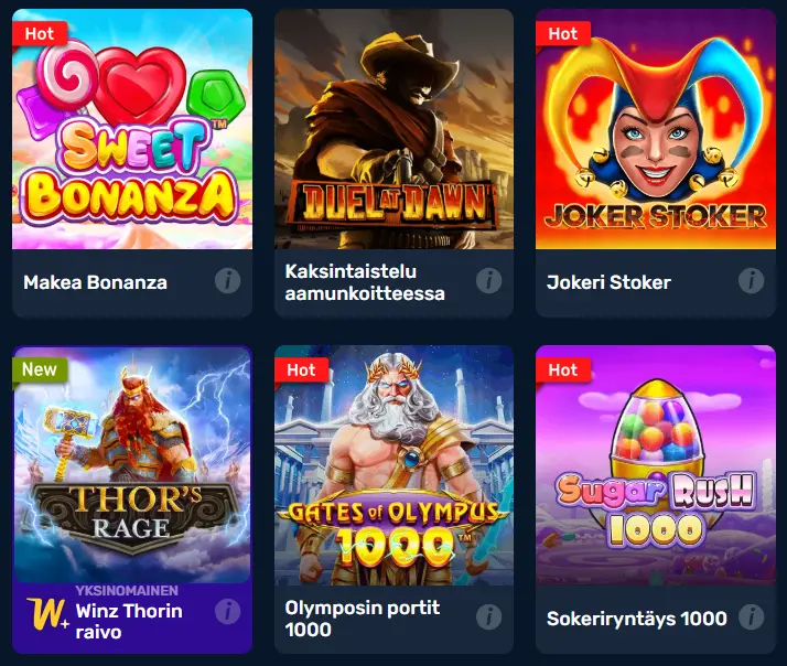 Pelit Winz Casino