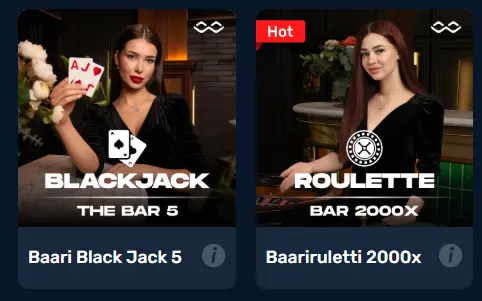 Pelit Winz Live Casino